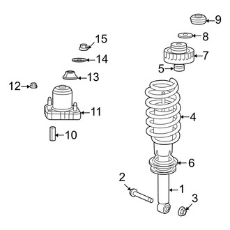 Dodge OE - Rear Suspension - Struts & Components (AWD)