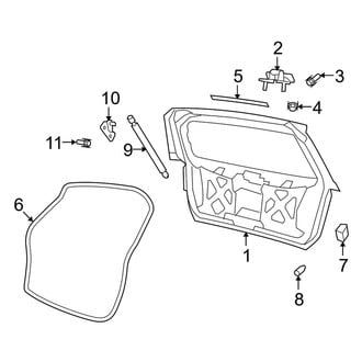 Dodge OE - Lift Gate - Gate & Hardware