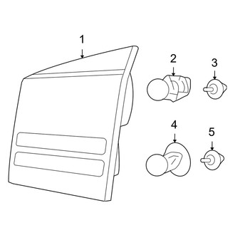 Dodge OE - Rear Lamps - Backup Lamps (On Liftgate)
