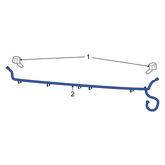 Dodge OE - Front Headlight Washer Hose