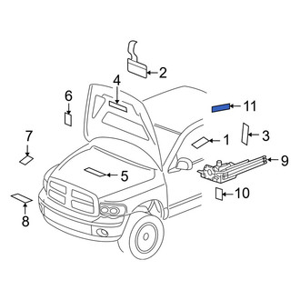 Dodge OE - Fuel Information Label