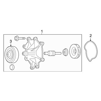 Dodge OE - Cooling - Water Pump (Regular Cab / Quad Cab 3.7L)
