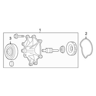 Dodge OE - Cooling - Water Pump (1500 Regular Cab / Quad Cab 4.7L)