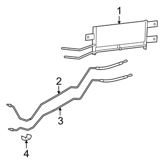 Dodge OE - Cooling - Trans Oil Cooler (1500 Regular Cab / Quad Cab 4.7L)