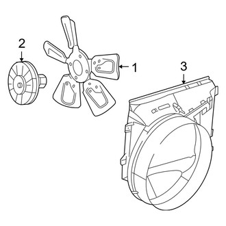 Dodge OE - Cooling Fan (1500 Regular Cab / Quad Cab 5.7L)