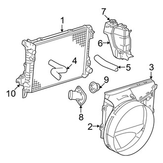 Dodge OE - Cooling - Radiator & Components (8.3L)