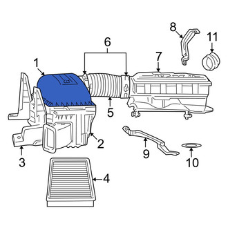 Dodge OE - Upper Air Filter Housing