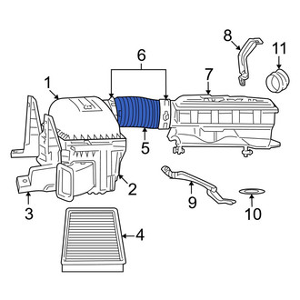 Dodge OE - Engine Air Intake Hose