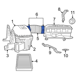 Dodge OE - Engine Air Duct Clamp