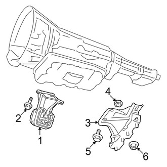 Dodge OE - Engine & Transmission Mounting (1500 Regular Cab / Quad Cab RWD 5.7L)