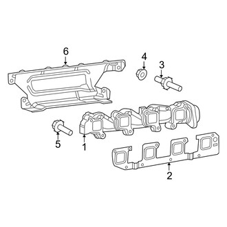 Dodge OE - Exhaust System - Manifold (1500 Regular Cab / Quad Cab 5.7L)