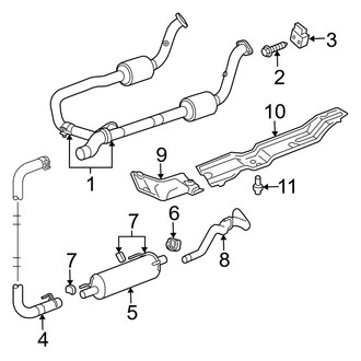Dodge OE - Exhaust System - Exhaust Components (8.3L)