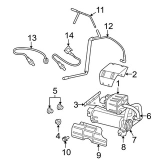 Dodge OE - Emission System - Emission Components (Regular Cab / Quad Cab 3.7L)