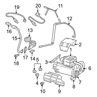 Dodge OE - Emission System - Emission Components (1500 Regular Cab / Quad Cab 4.7L)