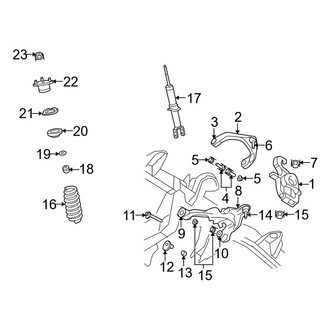 Dodge OE - Front Suspension - Suspension Components (1500 Regular Cab / Quad Cab 4WD)