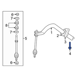 Dodge OE - Engine Mount Bolt