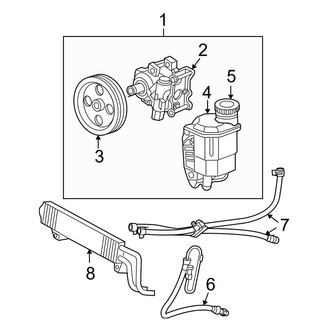Dodge OE - Steering Gear & Linkage - Pump & Hoses (Regular Cab / Quad Cab RWD)