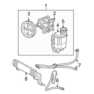 Dodge OE - Steering Gear & Linkage - Pump & Hoses (Regular Cab / Quad Cab 4WD)
