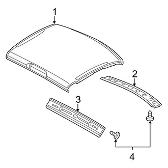 Dodge OE - Cab - Roof & Components (Regular Cab), (2 Doors)