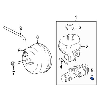 Dodge OE - Brake Master Cylinder Nut