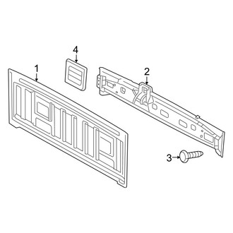 Dodge OE - Cab - Back Panel (Regular Cab), (Regular Cab)