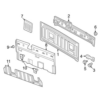 Dodge OE - Cab - Back Panel (1500 Quad Cab)