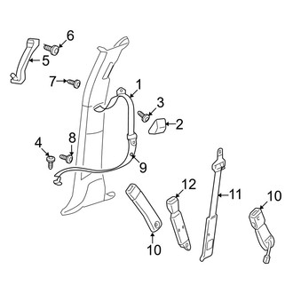 Dodge OE - Restraint Systems - Front Seat Belts (1500 Quad Cab)