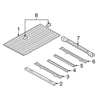 Dodge OE - Pick Up Box - Floor (8' Bed), (1500)