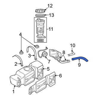 Dodge OE - Fuel Filler Hose