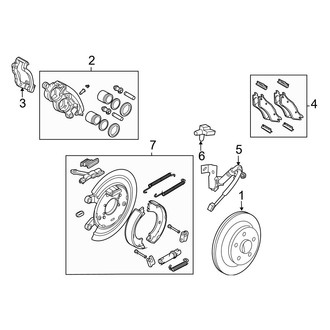 Dodge OE - Rear Suspension - Brake Components (SRT-10)