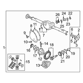 Dodge OE - Rear Suspension - Axle Components (RWD)