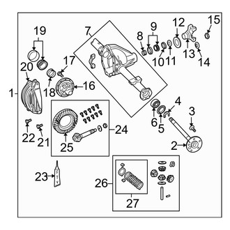 Dodge OE - Rear Suspension - Axle Components (SRT-10)