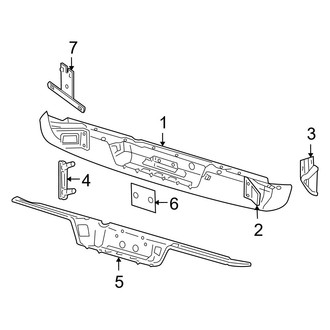 Dodge OE - Rear Bumper - Bumper & Components (1500)