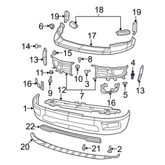 Dodge OE - Front Bumper Face Bar Bolt