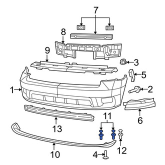 Dodge OE - Valance Panel Clip