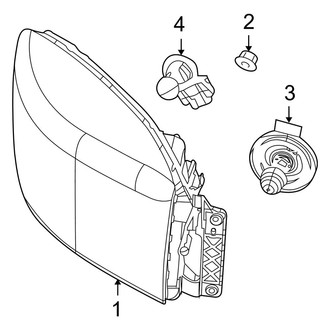Dodge OE - Front Lamps - Headlamp Components (1500)