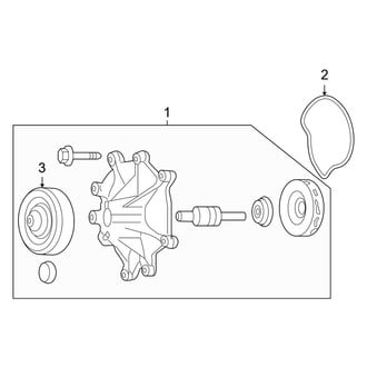 Dodge OE - Cooling - Water Pump (1500 3.7L / 4.7L)