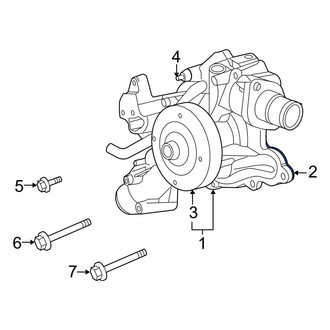 Dodge OE - Engine Water Pump Gasket