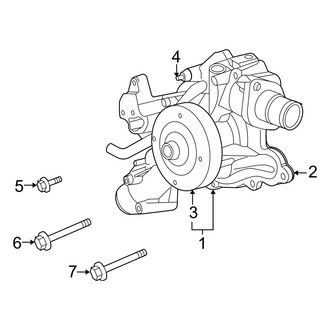 Dodge OE - Cooling - Water Pump (1500 5.7L)