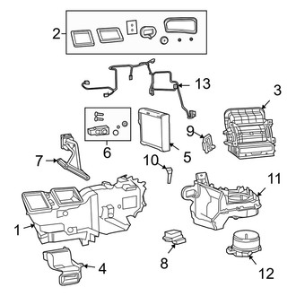 Dodge OE - Air Conditioner & Heater - Evaporator & Heater Components (1500)