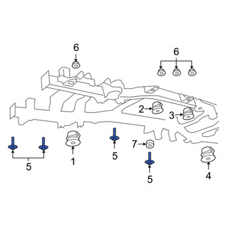 Dodge OE - Rear Frame Rail Bolt