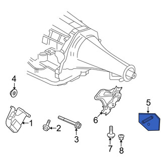 Dodge OE - Right Engine Mount Heat Shield