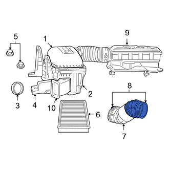 Dodge OE - Engine Air Duct Clamp
