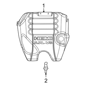 Dodge OE - Engine Appearance Cover (1500 5.7L)