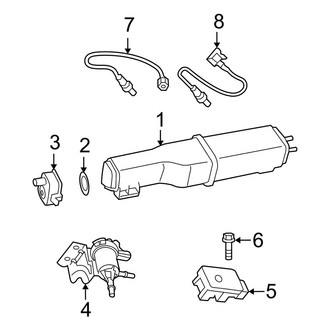 Dodge OE - Emission System - Emission Components (3.7L)