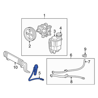 Dodge OE - Power Steering Pressure Hose