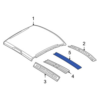 Dodge OE - Rear Roof Bow