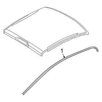 Dodge OE - Cab - Exterior Trim (1500 Laramie / SLT / Sport / ST / TRX / TRX4 Crew Cab)
