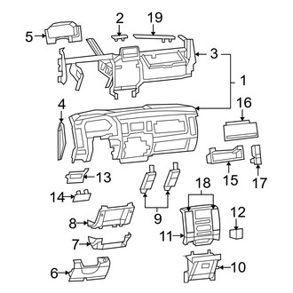 Dodge OE - Instrument Panel (1500)
