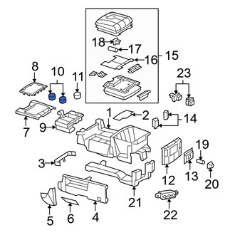 Dodge OE - Console Mat